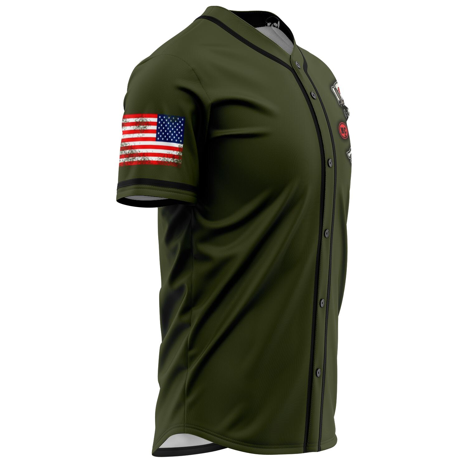 MOTORCYCLE CLUB JERSEY GREEN