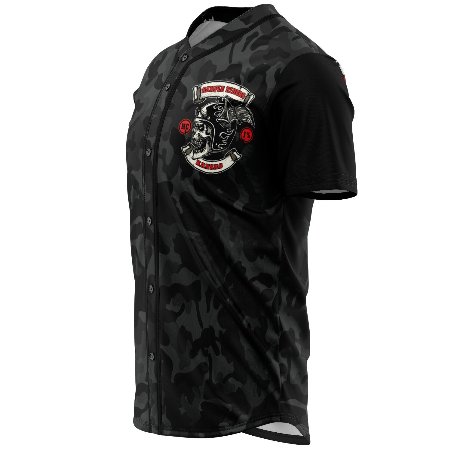MOTORCYCLE CLUB JERSEY DARK CAMO