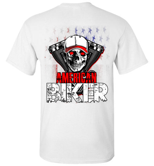 AMERICAN BIKER BACK PRINT