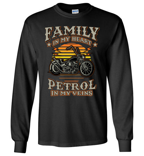 FAMILY IN MY HEART PETROL IN MY VEINS