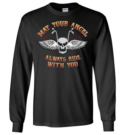 MAY YOUR ANGEL ALWAYS RIDE WITH YOU T-SHIRT