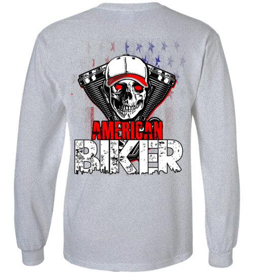 AMERICAN BIKER BACK PRINT