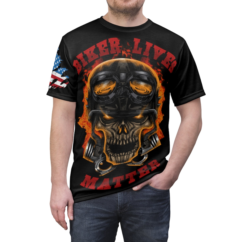 BIKER LIVES MATTER 3D SHIRT