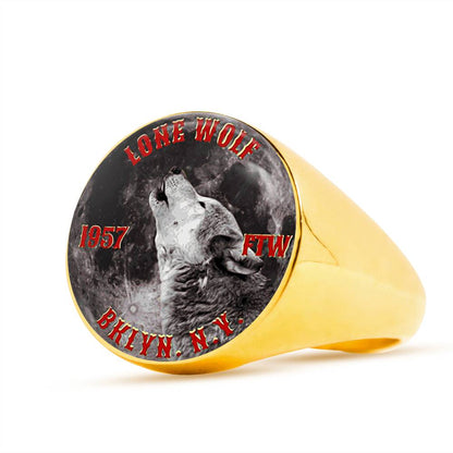 Lone Wolf BKLYN Signet Ring