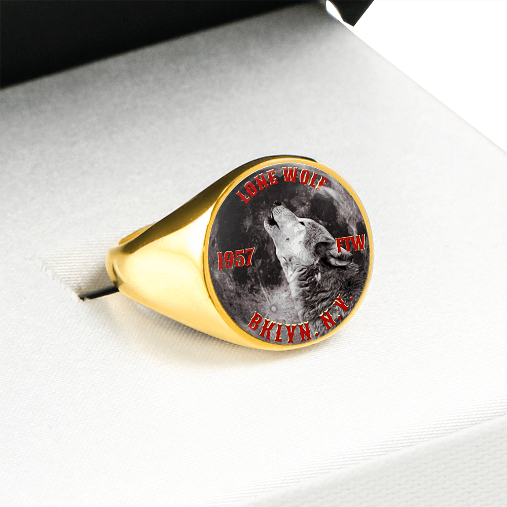 Lone Wolf BKLYN Signet Ring