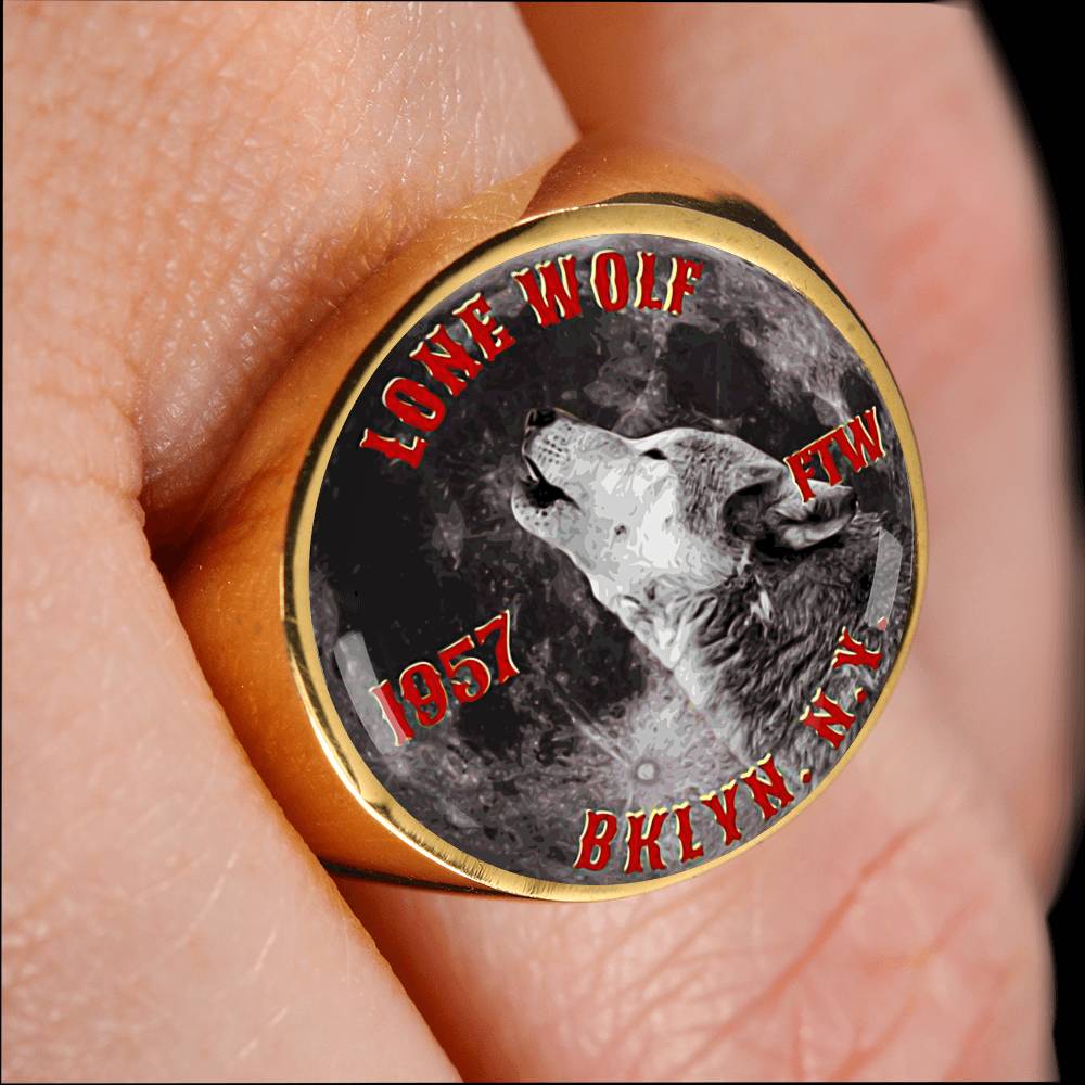 Lone Wolf BKLYN Signet Ring