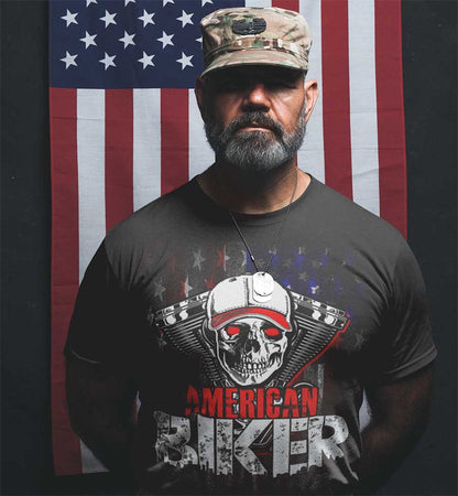 AMERICAN BIKER FRONT PRINT